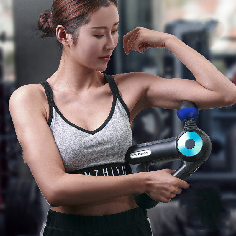 Electric Triangle Fascia Massage Gun Muscle Relaxer