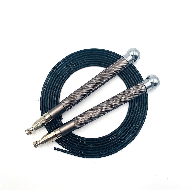 Aluminum Handle Steel Wire Skipping Rope Self-Locking Double Bearing