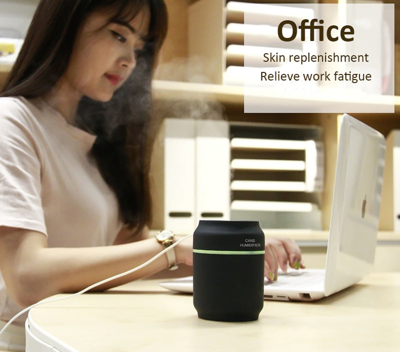 Mini Can Humidifier Portable Air Humidifier