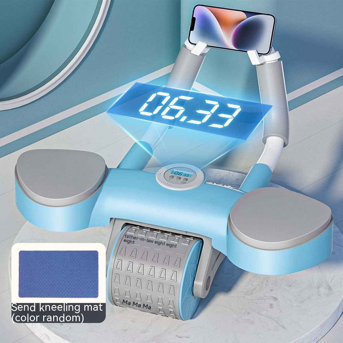 Automatic Rebound Ab Wheel Fitness Equipment