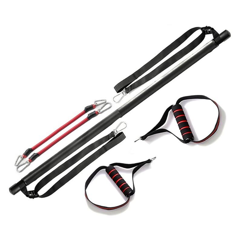 Pilates Bar Kit With Resistance Bands Home Workout Equipment