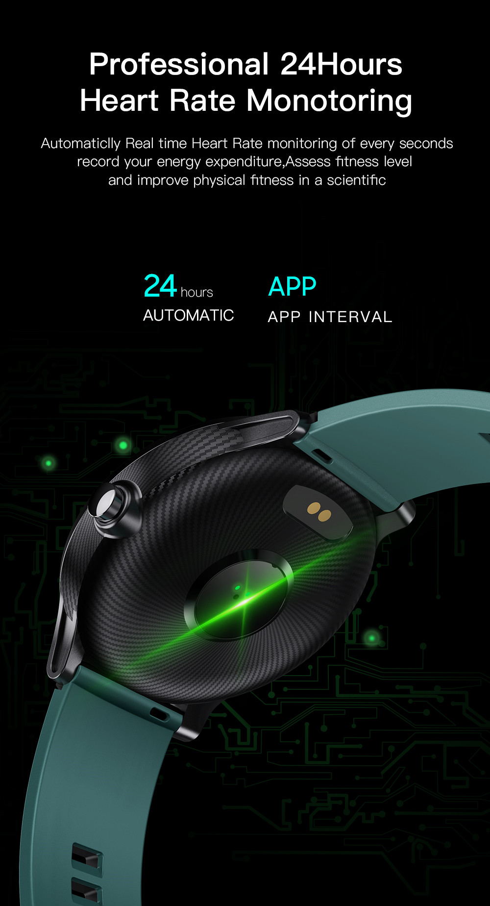 SN80 Smart Fitness Tracker Fashion Watch