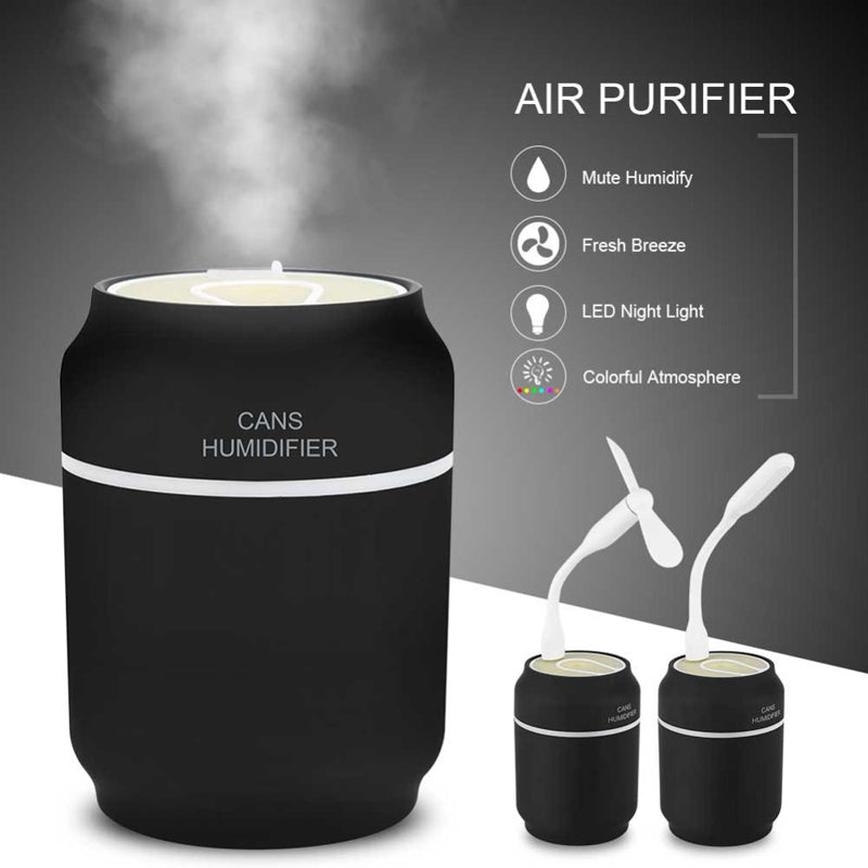 Mini Can Humidifier Portable Air Humidifier