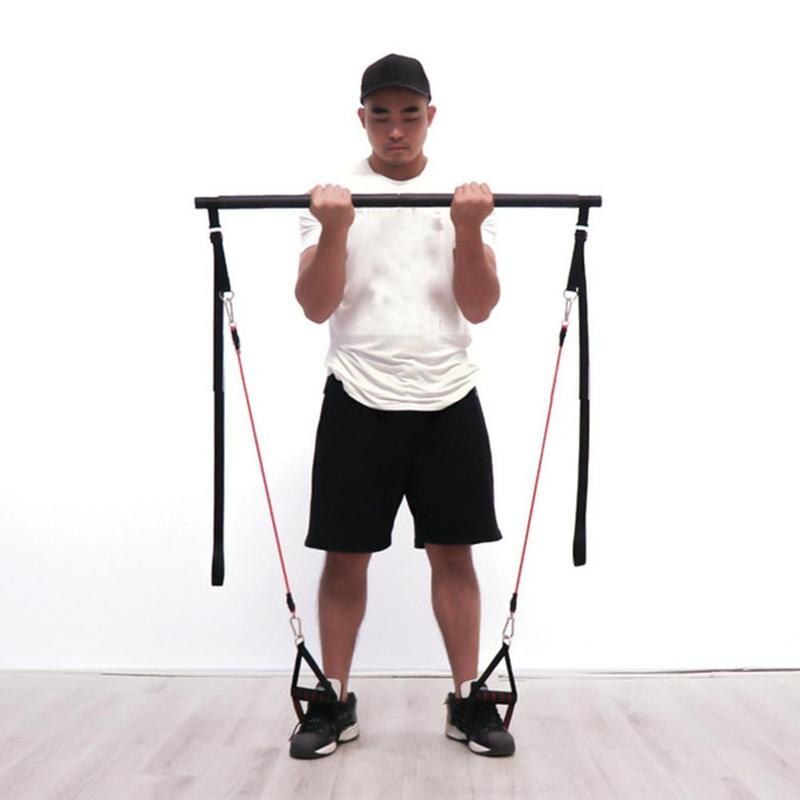 Pilates Bar Kit With Resistance Bands Home Workout Equipment