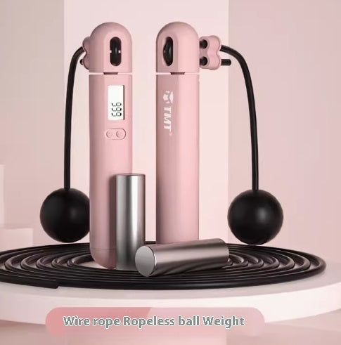 Cordless Electronic Counting Jump Rope Weight Loss Fitness Tool