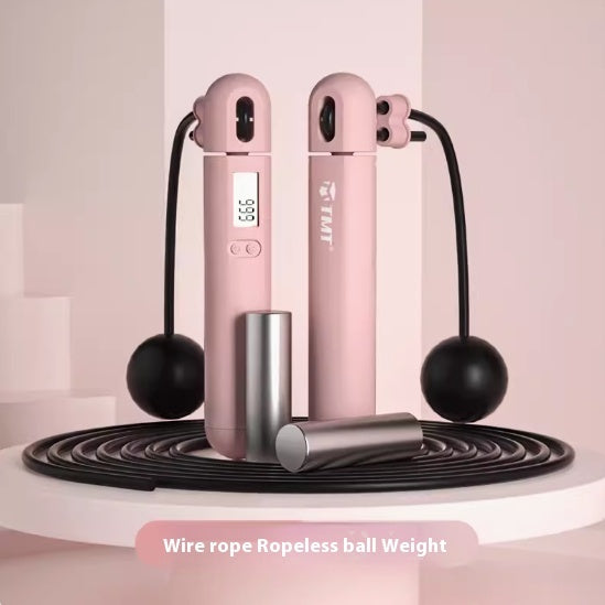 Cordless Electronic Counting Jump Rope Weight Loss Fitness Tool
