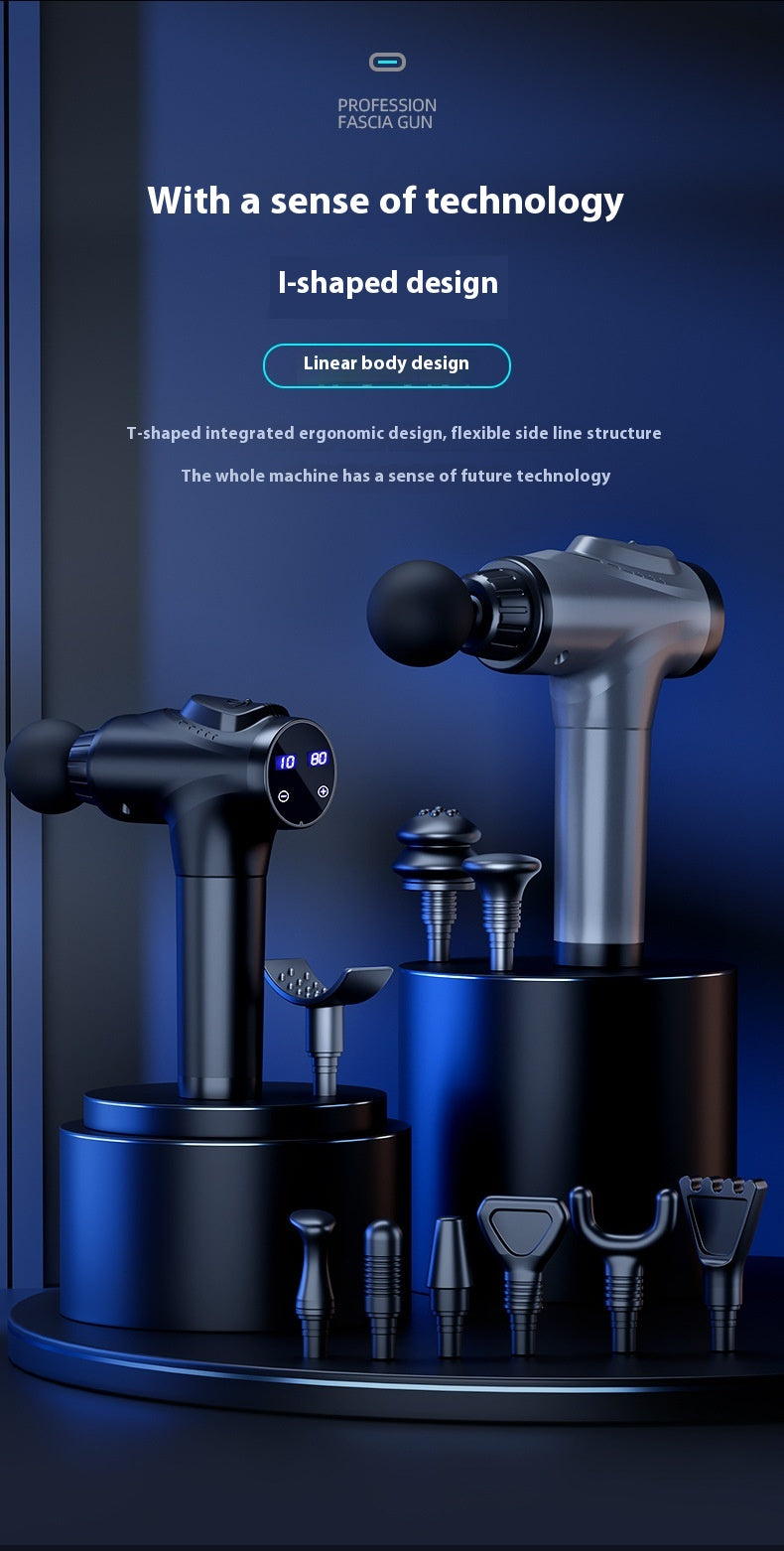Electric Multifunction Massage Gun Physiotherapy Device