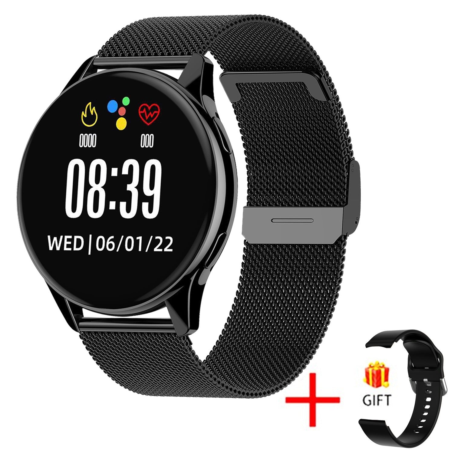 Round Bluetooth Calling Smart Watch Fitness Bracelet