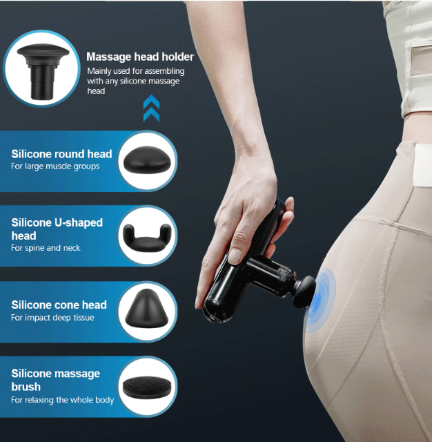 Mini Electric Massage Gun Muscle Relaxation Tool