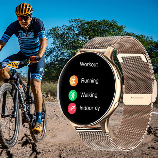Round Bluetooth Calling Smart Watch Fitness Bracelet