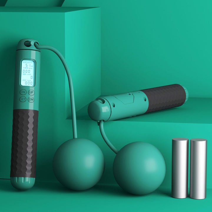 Cordless Counting Weighted Jump Rope Fitness Exercise