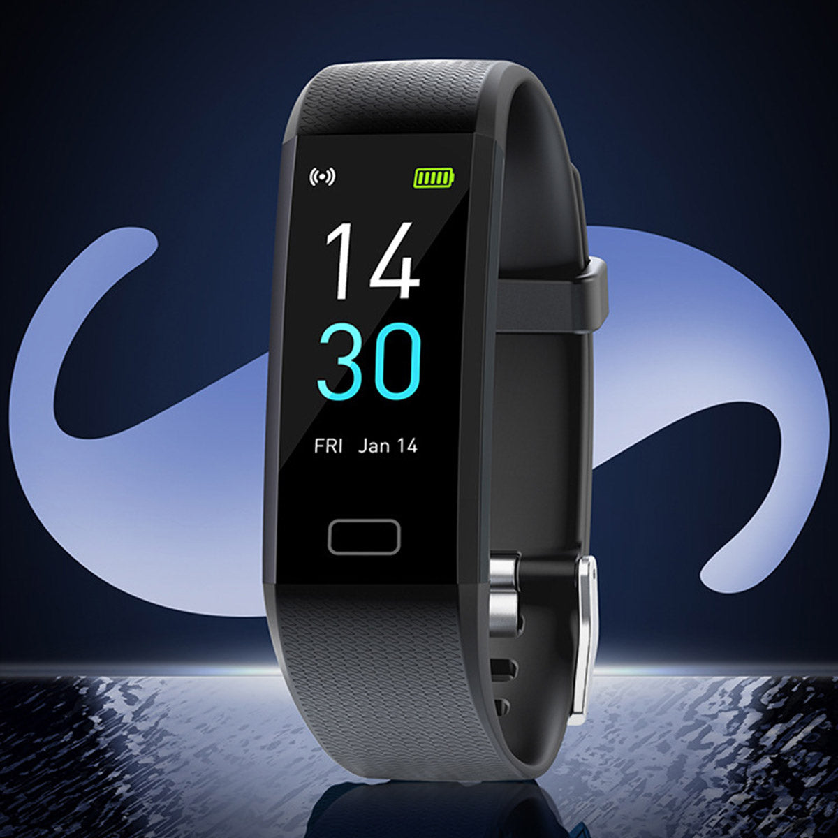 Smart Watch With Heart Rate And Blood Pressure Monitor