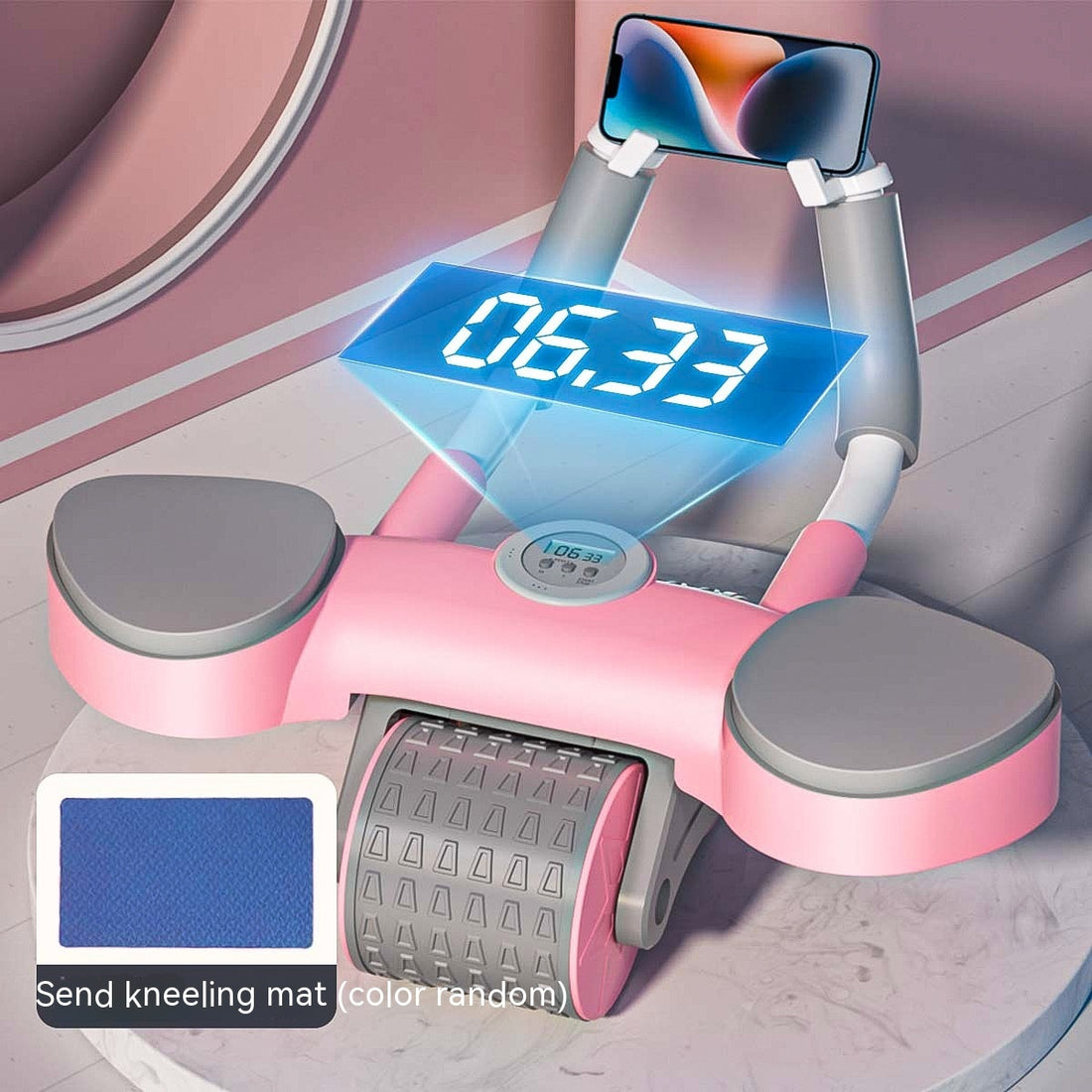 Automatic Rebound Ab Wheel Fitness Equipment