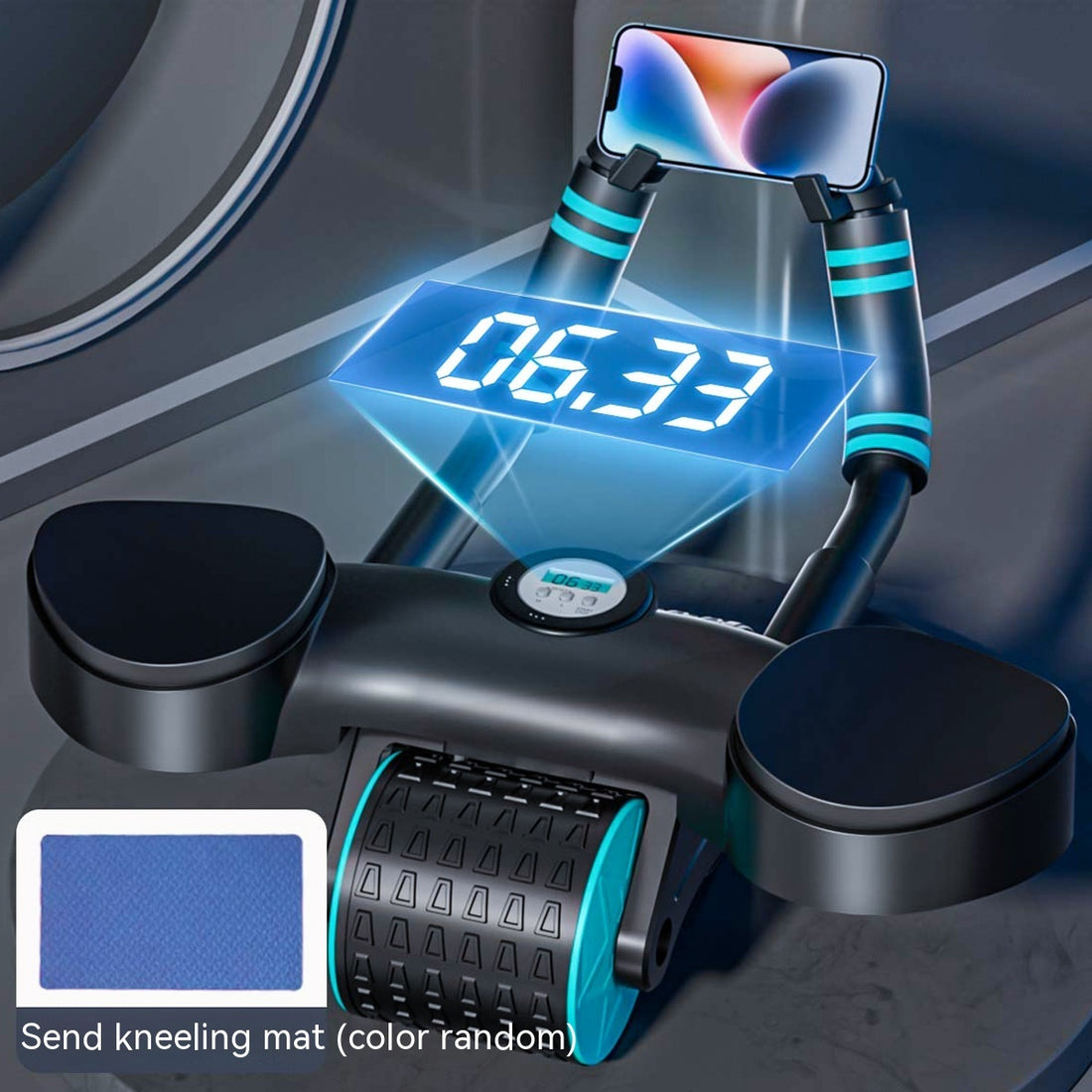 Automatic Rebound Ab Wheel Fitness Equipment