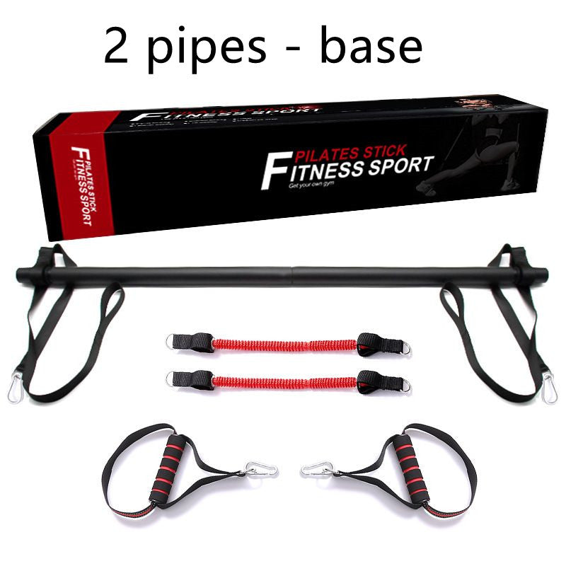 Pilates Bar Kit With Resistance Bands Home Workout Equipment